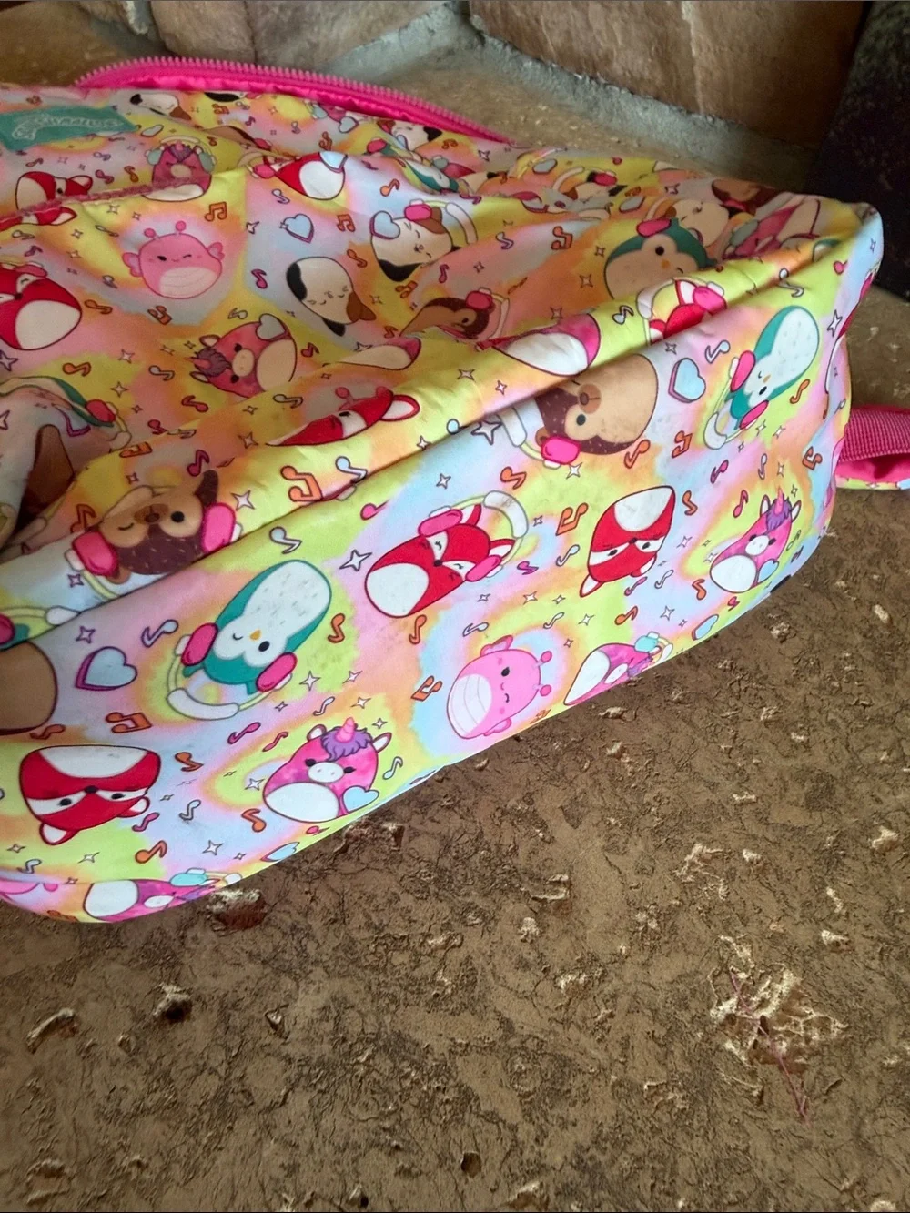 Squishmallows Full size Kids Backpack with trolly sleeve great for travel
